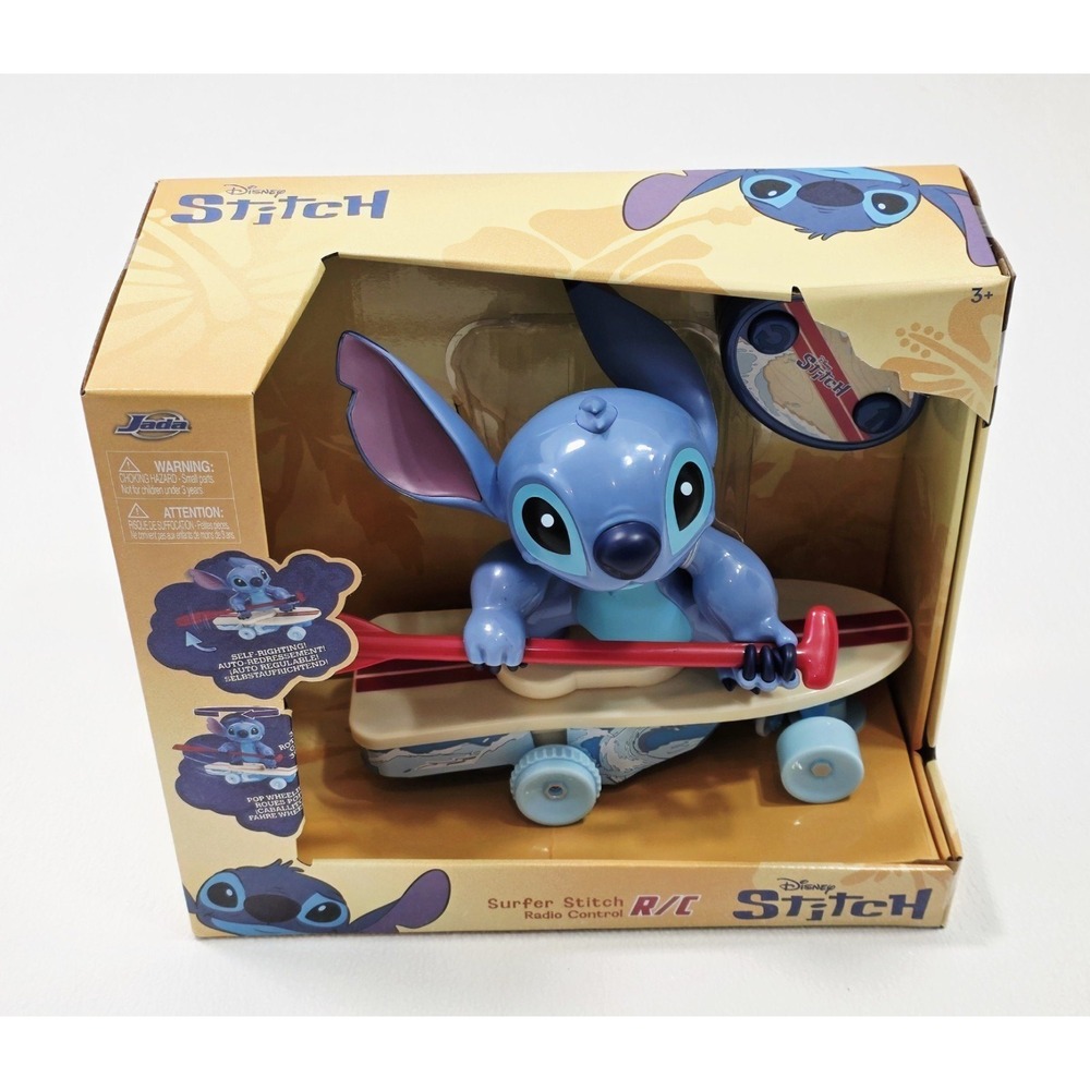 Jada Toys Disney‎ Stitch Surfer Remote Control Vehicle Kids R/C Toy 34044